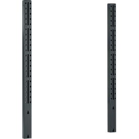 Schäfer Shop Pure Colonnes à monter, H 1035 mm, pour tables de travail AST31, revêtement par poudre, conducteur ESD, anthracite RAL 7016, 2 pièces