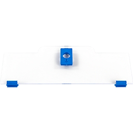 Schäfer Shop Pure Cover hoog voor Eurobox-serie Economy 600 x 400 met open voorkant, kunststof, blauw
