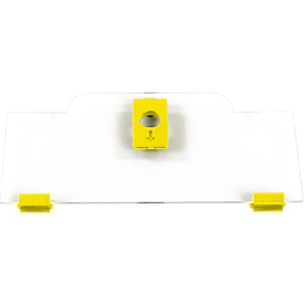 Schäfer Shop Pure Cover laag voor Eurobox-serie Economy 400 x 300 met open voorkant, kunststof, geel
