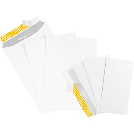 Schäfer Shop Pure Enveloppen, staand, 250 stuks + verzendenvelop C4, 250 stuks SET, zonder venster