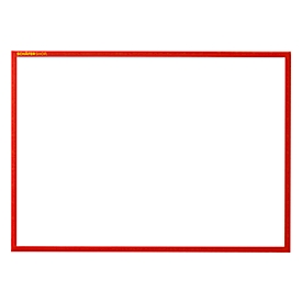 Schäfer Shop Pure Magneetlijst SSI standaard, A3 liggend formaat, rood, 5 stuks