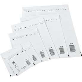 Schäfer Shop Pure Sac à bulles d’air, 150 x 215 mm (A5), blanc, 10 pièces