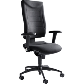 Schäfer Shop Pure Silla de oficina SSI Proline P1, mecanismo sincronizado, con reposabrazos y soporte lumbar, asiento ergonómico,