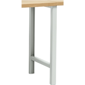 Schäfer Shop Pure Soporte de pie para tablero de trabajo, no ajustable en altura, gris luminoso