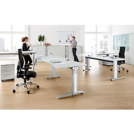 Schäfer Shop Pure Verkorte tafelpoot PLANOVA BASIC, wit