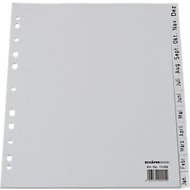 Schäfer Shop Select  aflopende PP-indexbladen, kalender dec.-jan.