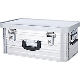 Schäfer Shop Select Alu-Tranportbox, 27 l, Aluminium, L 530 x B 330 x H 225 mm, abschließbar