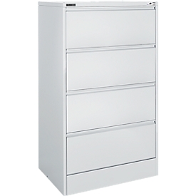 Schäfer Shop Select Archivador MS iCONOMY, bastidor abierto, AN 780 x F 580 x AL 1350 mm, gris claro RAL 7035