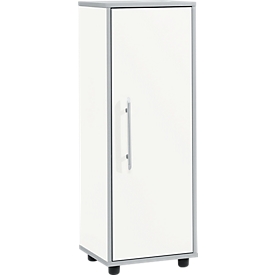 Schäfer Shop Select Armoire à dossiers Moxxo IQ, bois, 2 tablettes, 3 HC, L 401 x P 362 x H 1115 mm, blanc