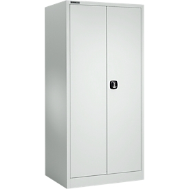Schäfer Shop Select Armoire à matériel MSI 2609 S, modèle renforcé, jusqu'à 100 kg/étagère, L 950 x P 600 x H 1935 mm, gris clair