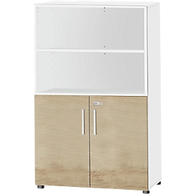 Schäfer Shop Select Armoire combinée SET UP, 4 HC, coloris blanc/chêne 