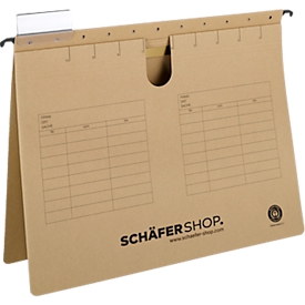 Schäfer Shop Select Dossier suspendu , ouverture pour le pouce, pour les formats jusqu'à A4