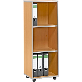 Schäfer Shop Select Estantería MOXXO IQ, madera, 3 compartimentos, 3 AA, An 401 x P 362 x Al 1115 mm, acabado en haya