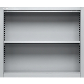 Schäfer Shop Select Étagère à poser MS, 2 HC, L 800 x P 400 x H 800 mm, tôle d'acier, gris clair