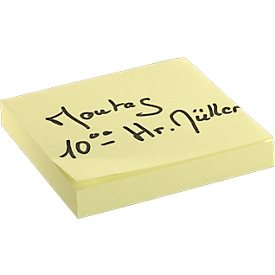 Schäfer Shop Select Haftnotizen, 75 x 75 mm, 100 Blatt, 24 Stück, gelb