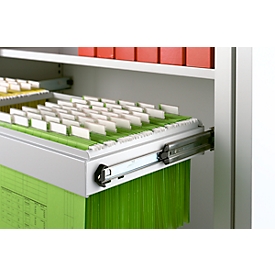 Schäfer Shop Select Hanging frame, 2 rails, width 1200 mm, luminous grey