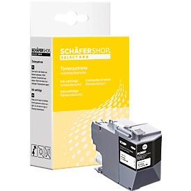 Schäfer Shop Select inktpatroon, vervangt Brother LC422XLBK, enkele verpakking, zwart