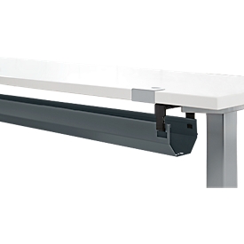 Schäfer Shop Select Kabelkanal, abklappbar, teleskopierbar im Bereich von 1024-1624 mm, Metall, anthrazit
