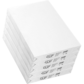 Schäfer Shop Select Kopieerpapier  CLIP Paper@Print, A3, 80 g/m², wit, 1 doos = 5 x 500 vellen