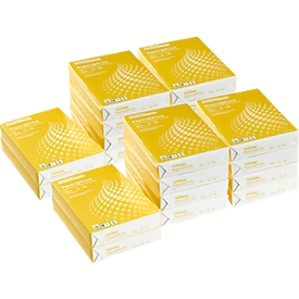 Schäfer Shop Select Kopierpapier Paper@Print, DIN A4, 80 g/m², weiß, 4 Kartons à 5 x 500 Blatt