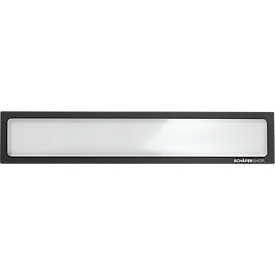 Schäfer Shop Select magneetlijst, voor koppen (DIN A4 liggend/ DIN A3), UV-bestendige PET-folie, zwart, 4 stuks