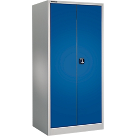 Schäfer Shop Select Materialschrank MSI 2609, Belastb. 50 kg je Boden, H 1935 mm, lichtgrau/enzianblau 
