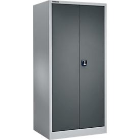 Schäfer Shop Select Materialschrank MSI 2609 S, B 950 mm, weissaluminium/anthrazitgrau