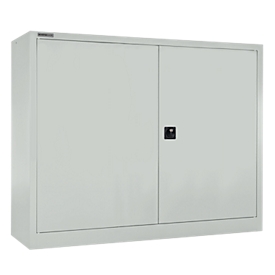 Schäfer Shop Select MS iCONOMY armario con puertas batientes, acero, 3 alturas de archivo, An 1200 x P 400 x Al 1215 mm, gris claro RAL 7035