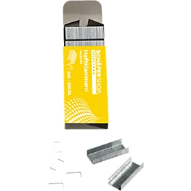 Schäfer Shop Select nietjes, type 24/6, 10 x 1000 stuks