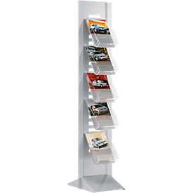 Schäfer Shop Select offre complète pilier brochure incl. 5 porte-brochures 5 x DIN A4 