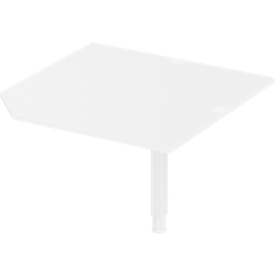 Schäfer Shop Select Panel de unión PLANOVA ERGOSTYLE, CAD, W 1000, pie, blanco 