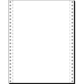 Schäfer Shop Select Papier listing pour imprimante, LP, 1 épaisseur, pages vierges, 2000 p.