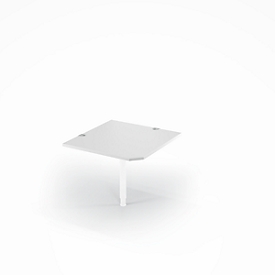 Schäfer Shop Select Plaque angulaire 90° PLANOVA BASIC, L 900 x P 900 mm, gris clair/blanc