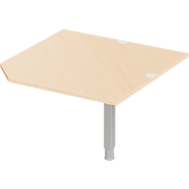 Schäfer Shop Select Plateau de chaînage PLANOVA ERGOSTYLE, CAD, l. 1000, pied, coloris érable 