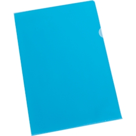 Schäfer Shop Select Pochettes coin , format A4, nervuré, 25 p., bleu