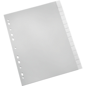 Schäfer Shop  Select PP-indexbladen met verwisselbare tabs, gebruik naar eigen inzicht, cijfers 1-15, losbladig