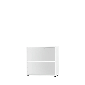 Schäfer Shop Select shelf, 2 OH, W 800 x D 420 x H 788 mm, white