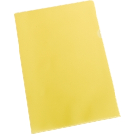 Schäfer Shop Select Sichthülle, DIN A4, genarbt, 25 Stück, gelb
