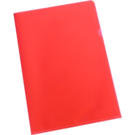 Schäfer Shop Select Sichthülle, DIN A4, genarbt, 25 Stück, rot