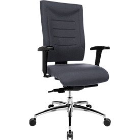 Schäfer Shop Select Silla de oficina SSI Proline P3+, mecanismo sincronizado, sin reposabrazos, soporte lumbar, articulación de asiento 3D, antracita