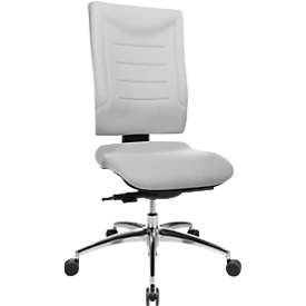 Schäfer Shop Select Silla de oficina SSI Proline P3, mecanismo sincronizado, sin reposabrazos, soporte lumbar, asiento ergonómico, gris