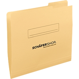 Schäfer Shop Select slip-in folder, DIN A4, cardboard, tab right