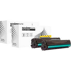 Schäfer Shop Select Sparpaket 2 x Toner, kompatibel zu Q2612A, schwarz