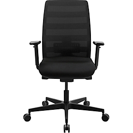 Schäfer Shop Select SSI PROLINE NEW WORK Bürodrehstuhl Netz Schwarz, Gestell Schwarz