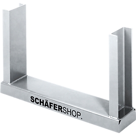 Schäfer Shop Select stacking rack, L 910 x W 160 x H 520 mm, hot-dip galvanized, up to 1200 kg