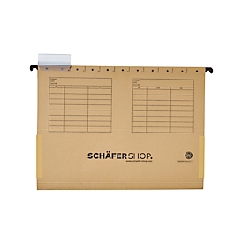 Schäfer Shop Select suspension file pockets, closed at both sides, for formats up to DIN A4,