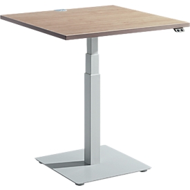 Schäfer Shop Select Table d'appoint FLEXXAS, réglage électrique de la hauteur, ergonomique, L 800 mm, chêne