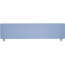 Schäfer Shop Select table partition, material thickness 30 mm, W 800 x H 387 mm, 100 % post-consumer recycled polyester, blue-grey