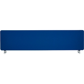 Schäfer Shop Select table partition, material thickness 30 mm, W 800 x H 387 mm, 100 % post-consumer recycled polyester, dark blue