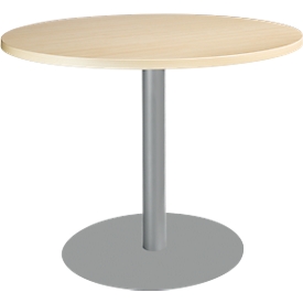 Schäfer Shop  Select Tafel met schotelvoet, Ø 1000 x H 717 mm, esdoorn 